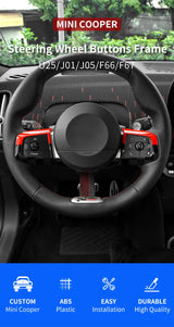 Steering Wheel Button Frame Trim for Mini Cooper U25 Car Interior Accessory GMUNI