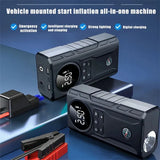 Minus Two 1000A Car Jump Starter with Air Pump Portable Tire Inflator Emergency Booster Car Jump Starter | Portable Tire Infl