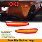 Amber Red Side Marker Lights for Corvette C6 2005-2013