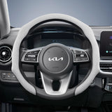 Kia Suede Snap-On Steering Wheel Cover Non-Slip