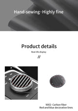 For BMW 1er 2er 3er 4er Z4 X3 X4 IX3 X5 X6 Car Console Multimedia Knob Trim Sticker Carbon Fiber Interior Tuning Accessories
