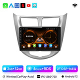 Android 12 Multimedia Head Unit for Hyundai Solaris 2010–2016