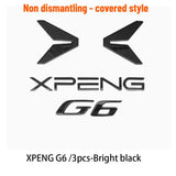 Black Front and Rear Badge for Xpeng G9 G6 P7i P5 G3i P7