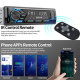 1Din Bluetooth Car Radio MP3 Player Dual Mic USB Car Interior Accessory AKAMATE