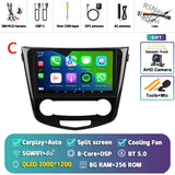 Android 15 Navigation Stereo for Nissan Qashqai J11 2013–2021