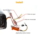 Amber Turn Signal Lights for Mercedes G550 G63 LED Ambient Light iJDM