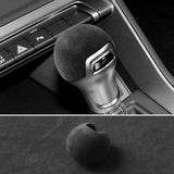 Made of Alcantara For Audi A3 Q2 S3 TT Sport Gear Shift Knob Boot Cover Decorative Trim Sticker Car Interior Tuning Accessori
