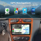 QLED Android Head Unit with GPS Navigation for Mercedes C Class Android Head Unit RSNAVI