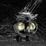 Motorcycle Car LED Headlight Owl Design Auxiliary Spotlight Off-Road Work Light Driving Fog Lamp For ATV Scooter UTV LED Head
