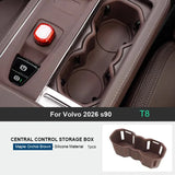 Armrest Cup Holder Organizer for Volvo S90 XC60 XC90 Car Interior Accessory LINGLUYANG s90 T8 2026 1