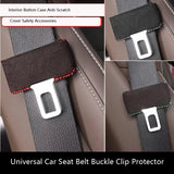 Flip Fur Seat Belt Buckle Covers for Volvo Models Car Interior Accessory LINGLUYANG