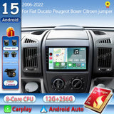 9-inch QLED Android Head Unit for Fiat Ducato 2006–2022 Android Head Unit RSNAVI