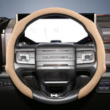 Premium Suede Steering Wheel Cover for GMC Sierra Yukon