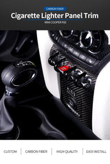 Carbon Fiber Lighter Panel Trim for Mini Cooper F60 Car Interior Accessory OEM