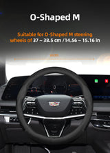 Leather Steering Wheel Cover for Cadillac CTS 2013 Car Interior Accessory Hocasen