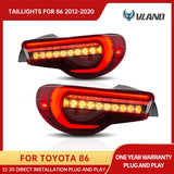 Full LED Tail Lights Sequential for Toyota 86/BRZ Car Interior Accessory Vland