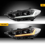 LED Headlights for Hyundai Elantra 2017-2018 Headlight Assembly Vland