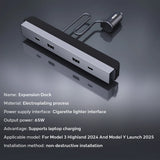 65W Expansion Dock for Tesla Model 3 Highland and Model Y Car Speaker TEKSY