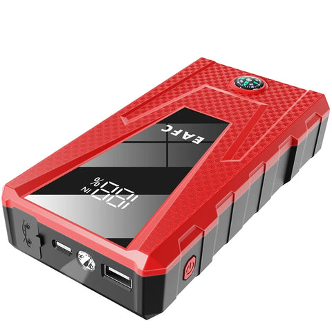 600A Compact Jump Starter for Up to 3.0L Gas Vehicles Car Interior Accessory EAFC