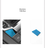 For Audi A5 F5 A4 S4 S5 B9 Sport 2016+ Handbrake Button Knob Trim Sticker Car Interior Accessories Made of Alcantara Car supplie