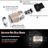 LED Ambient Light Amber Turn Signal Bulbs for Universal Cars LED Ambient Light iJDM