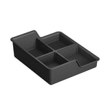 Chevy Silverado EV 2024-2026 Center Console Storage Box Tray Double-layer Organizer Accessories Tidying ABS 2PCS