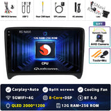 Android 15 GPS Multimedia Stereo for Audi TT MK2 2006-2012