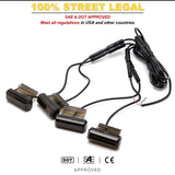 LED Grille Light Assembly Smoked Lens for Audi A3 A4 LED Ambient Light iJDM