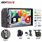 7 Inch Touch Screen Car Radio with Wired CarPlay