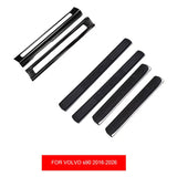 Stainless Steel Door Stop Panel for Volvo XC90 Car Interior Accessory LINGLUYANG s90 2016-2026