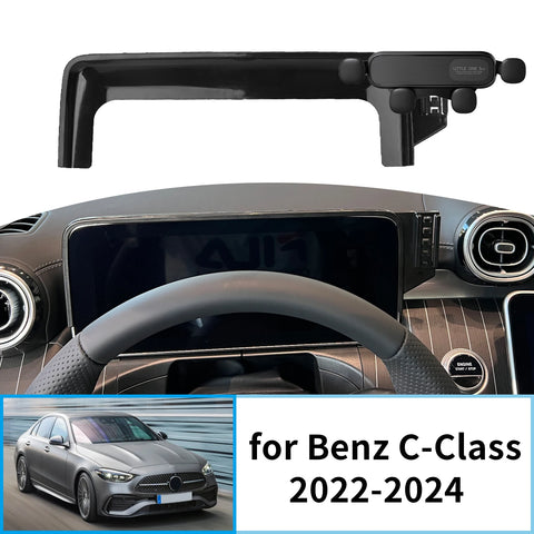Wireless Charging Mobile Phone Mount for Mercedes-Benz C-Class Car Phone Holder OEM