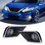 LED Fog Light Assembly Frame for Nissan Altima 2016-2018 Car Interior Accessory MAGIC COLORM