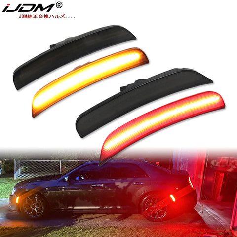 LED Ambient Light Front/Rear Side Marker Set for Chrysler 300 2015-2023 LED Ambient Light iJDM