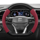 Non-Slip Suede Matte Carbon Cover for Seat Leon Arona