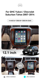 12.1 Inch Android Head Unit Navigation for Chevrolet Tahoe Suburban Android Head Unit Aotsr