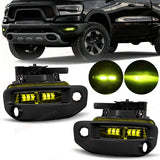 Yellow Fog Lights DRL for Dodge Ram 1500 Car Interior Accessory MAGIC COLORM