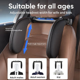 Ergonomic 360° Adjustable Auto Cervical Pillow with Memory Foam & Side Pads for Car Travel BMW Benz Car Interior Accessory OE