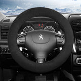 Peugeot Long Plush Warm Non-Slip Steering Wheel Cover