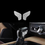 Gear Knob Decoration Trim for Volvo XC60 S60 2018+ Car Interior Accessory LINGLUYANG