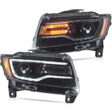 Vland Head lights W/ Anim. for Jeep Grand Cherokee 2011