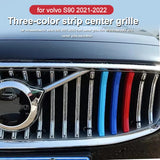Three-Color Center Grille Trim Strip for Volvo S90 Car Interior Accessory LINGLUYANG