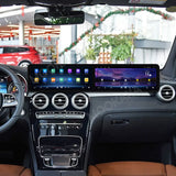 24.6-Inch Dual Screen Android 14 Stereo for Mercedes Benz C/GLC Android Head Unit Aotsr 8G256G and 360Camera Eight Core