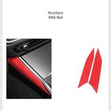 For BMW 2er Two-Door G42 3er i3 G20 G28 4er i4 G23 Center Console Side Trim Sticker Car Interior Accessories Made of Alcantara