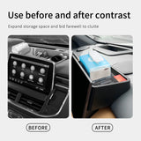 Geely Starray EM-i 2025 2026 Car Dashboard Behind Screen Box Center Console Storage Accessories Organizer Tidying ABS