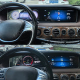 24.6-inch Dual Screen Android Multimedia for Mercedes S-Class 2014-2017 Android Head Unit Aotsr