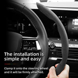 Segmented Suede Wheel Cover for Opel Astra/Corsa/Vectra Car Interior Accessory Hocasen