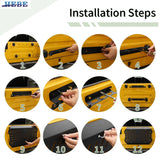 Trunk Tailgate Storage Shelf for Jeep Wrangler TJ Car Interior Accessory HEBE