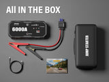 Car 6000A Portable 12V Jump Starter Power Bank 12V Auto Battery Charger Booster Starting Device Car Jump Starter JF.EGWO