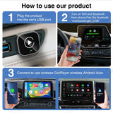 Wireless CarPlay Adapter Convert Wired to Universal