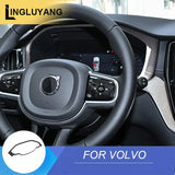 Center Console Silver Trim Frame for Volvo S60 Car Interior Accessory LINGLUYANG